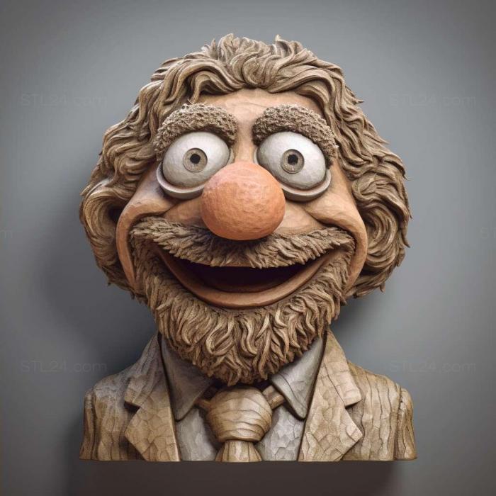 Characters (st muppets 3, HERO_4239) 3D models for cnc